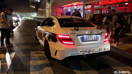 Mercedes-Benz C63 AMG Coupé by Tip-Exclusive! Burnout & Revs!