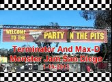 Terminator and Max-D Monster Jam San Diego 1-19-2013.