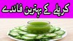 gourd benefits - Karele Ke Fayde - gourd benefits for health in urdu hindi