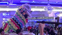 Human Mobile Stage 108, 55th Anniversary Chau Biu Banquet P3, Lion Dance Kung Fu