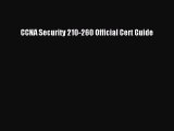 [PDF] CCNA Security 210-260 Official Cert Guide [Read] Full Ebook