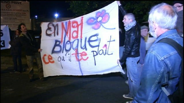 Mobilisation contre la loi travail: blocages des routiers et manifestations - Le 17/05/2016 à 06h40