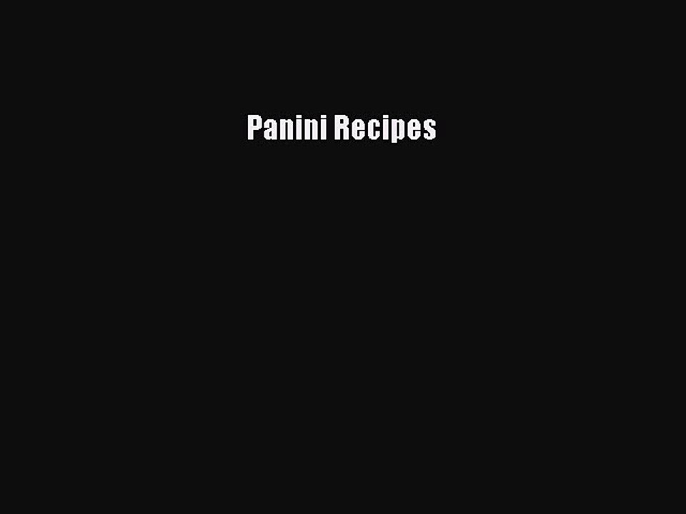 [PDF] Panini Recipes  Book Online