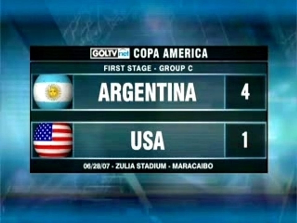 Argentina Usa Copa America 4-1
