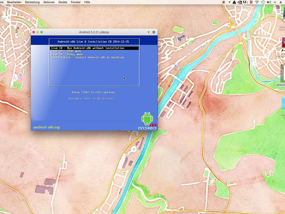 Android x86 5.0.2 via Parallels Desktop 10
