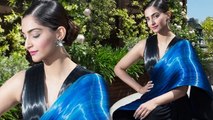 Sonam Kapoor's SEXY Look In A Sari - Cannes 2016