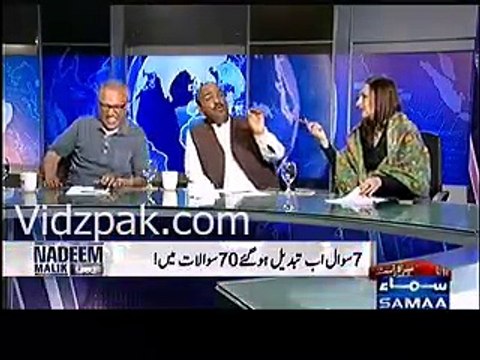 Nadeem Afzal Chan aur Dr.Arif Alvi ne Marvi Memon ki bolti bandh kardii Watch Nadeem Malik's reaction