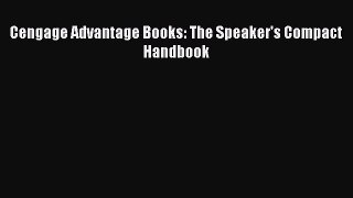 Read Cengage Advantage Books: The Speaker's Compact Handbook PDF Free