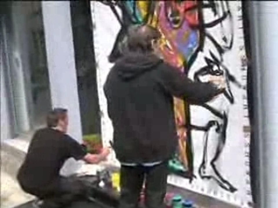 VLP (Vive La Peinture) Performance Galerie Univer