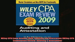 Enjoyed read  Wiley CPA Exam Review 2009 Auditing and Attestation Wiley CPA Examination Review