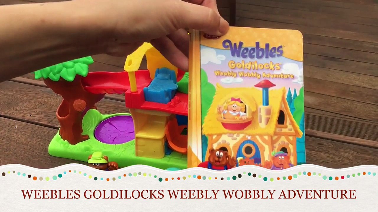 Playskool Weebles Goldilocks Adventure Cottage with the 3 Bears