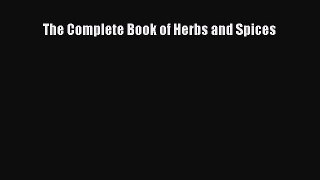 Read The Complete Book of Herbs and Spices PDF Free