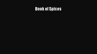 Read Book of Spices Ebook Free