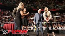 Natalya & Charlotte collide during the WWE Women's Championship Contract Signing Raw, May 16, 2016