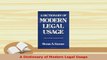 Download  A Dictionary of Modern Legal Usage  Read Online