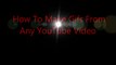 How To Make Gifs From  Any YouTube Video