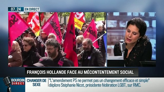 Apolline de Malherbe : Les manifestants engagent un bras de fer avec François Hollande - 17/05