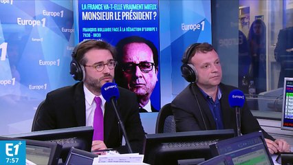 François Hollande, menaçant avec le Medef