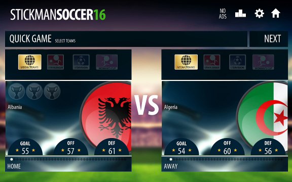 Stickman Soccer 2016 - Android gameplay PlayRawNow