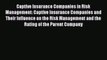 Read Captive Insurance Companies in Risk Management: Captive Insurance Companies and Their