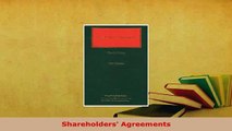 PDF  Shareholders Agreements Free Books