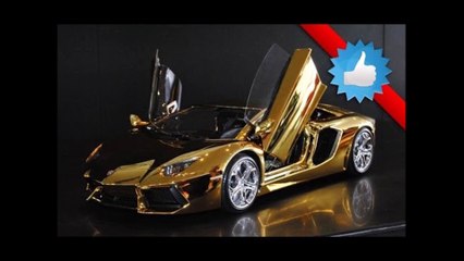 Gold plated car worth USD 1 million (Most Expensive Car)on display in Dubai