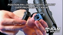 RAM® Pin Lock™ Security Nut   2 25  & 3 38  Ball & Socket Mounting Systems - iboats.com