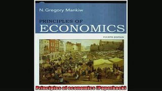 Enjoyed read  Principles of Economics 4th Edition Student Edition