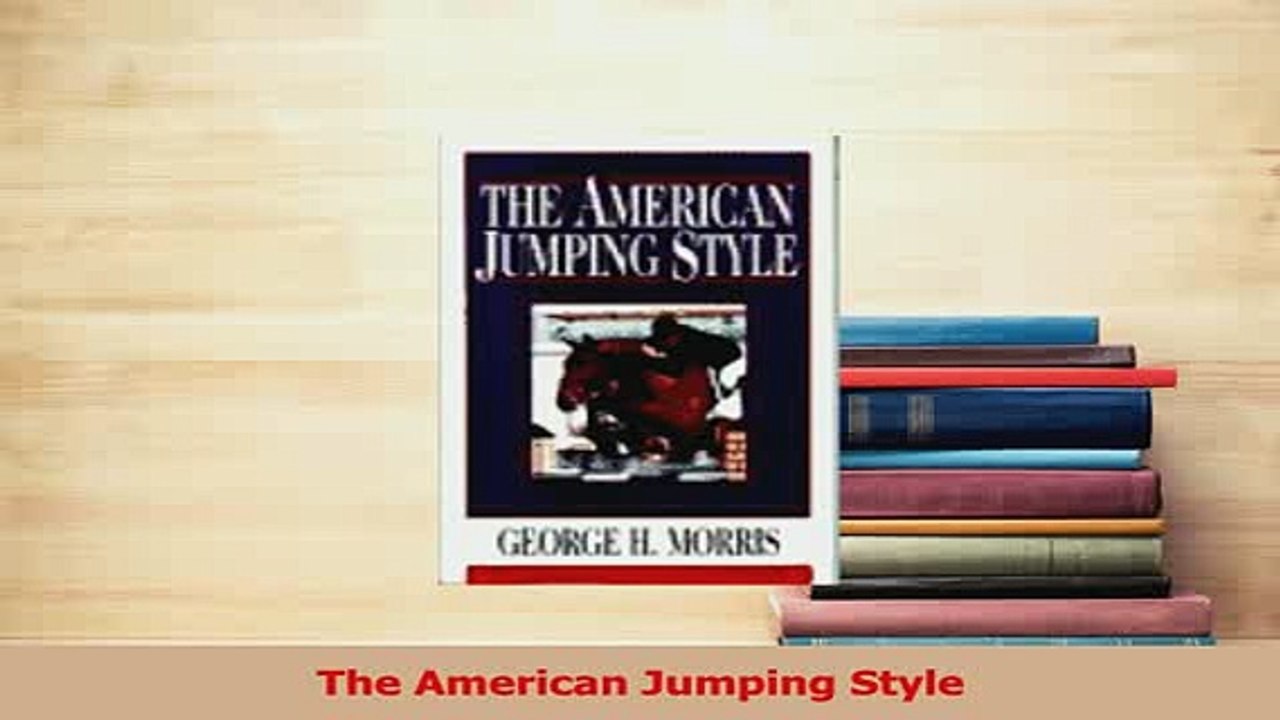 PDF  The American Jumping Style Free Books