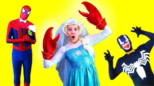Spiderman & Frozen Elsa! Dream Wedding Gone Wrong! Superhero Fun in Real Life _) (1080p)