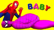 Spiderman & Pink Spidergirl Pregnant w_ Frozen Anna! Spiderbaby is born! Superhero Fun in Real Life (1080p)