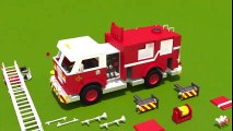 Fire trucks for children kids. Fire trucks responding. Construction game. Cartoons for children | HD