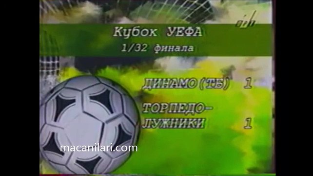 24.09.1996 - 1996-1997 UEFA Cup 1st Round 2nd Leg Dinamo Tiflis 1-1 FC Torpedo Moskova