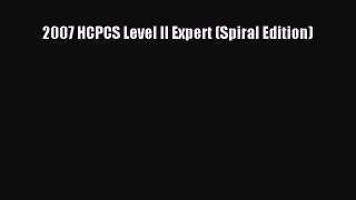 Read 2007 HCPCS Level II Expert (Spiral Edition) Ebook Free