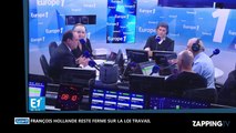 Loi Travail : François Hollande reste ferme, 