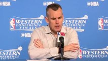 Billy Donovan Postgame Interview - Thunder vs Warriors - Game 1 - May 16, 2016 - 2016 NBA Playoffs