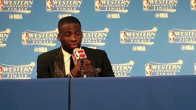 Draymond Green Postgame Interview - Thunder vs Warriors - Game 1 - May 16, 2016 - 2016 NBA Playoffs