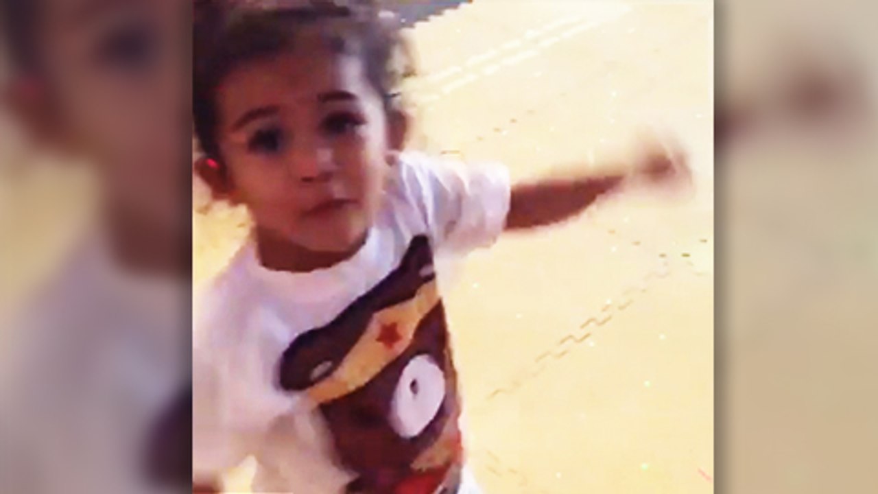 Chris Brown's Baby Royalty Dances To 'Shake It Off'
