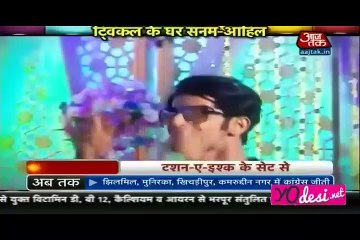 Twinkle Ke ghar nache Saman aur Aahil - Tashan E Ishq