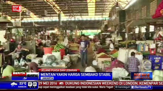 Harga Bahan Pokok Selama Ramadan Dipastikan Tidak Naik