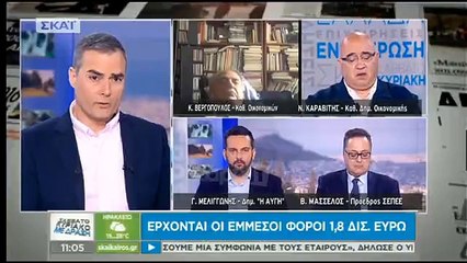Yunan ekonomi profesörü, canlı yayında uyuyakaldı