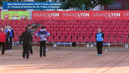 Première partie, super 16 féminin, Sport Boules, Lyon 2016