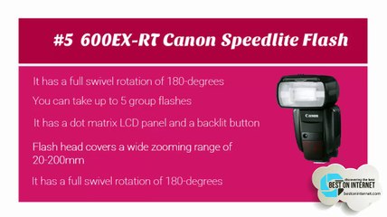 Best External Flash for Canon