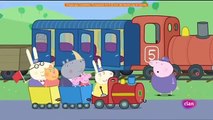Video Peppa pig en Español   El tren del abuelo pig al rescate Capitulos Completos