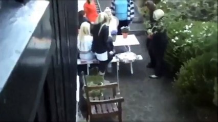 Blonde Girl Commits Accidental Jihad -By Funny & Amazing Videos Follow US!!!!!!!!