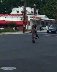 Cop Struggles To Arrest Thug -By Funny & Amazing Videos Follow US!!!!!!!!