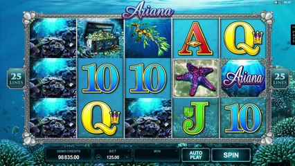 Ariana ilmainen kasino kolikkopeli Microgaming Video Esikatselu