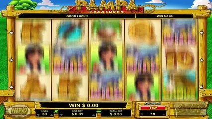 Pampa Treasures ilmainen kasino kolikkopeli Leander Video Esikatselu