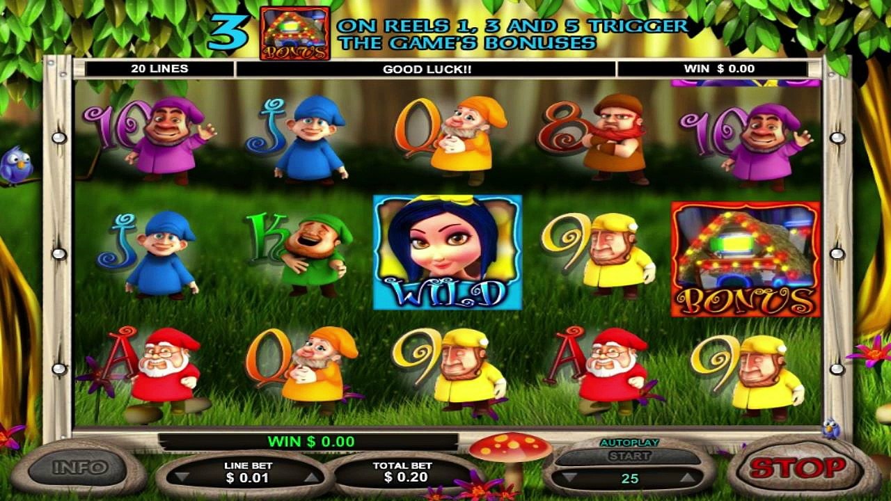 7 Lucky Dwarfs ilmainen kasino kolikkopeli Leander Video Esikatselu