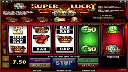 Super Lucky Reels ilmainen kasino kolikkopeli ISoftBet Video Esikatselu